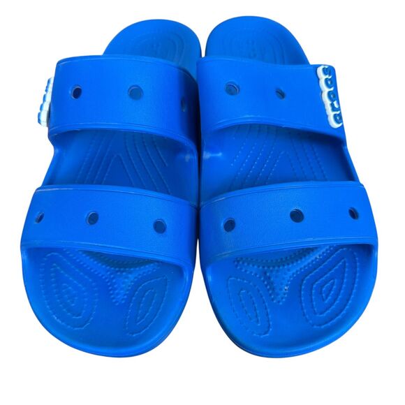 Crocs Classic Double Strap Slides Rubber Shoes Unisex M 10 / W 12 Slip On Sandal - Picture 6 of 16